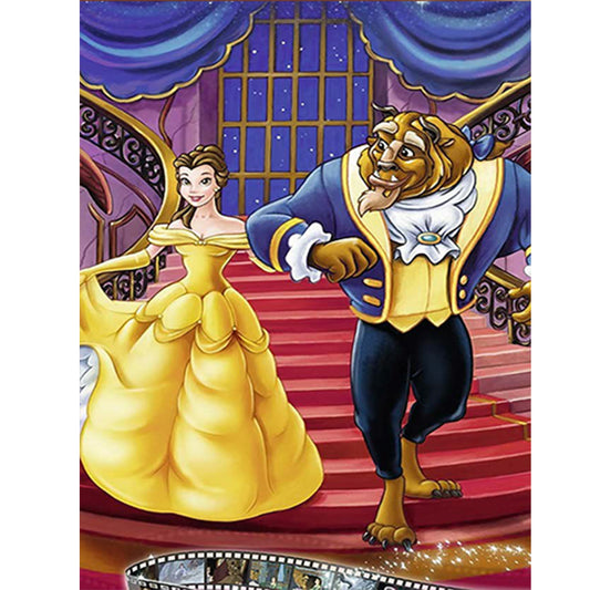 Princess Belle - Full Round Drill Diamond Painting 30*40CM