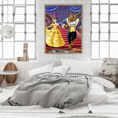 Princess Belle - Full Round Drill Diamond Painting 30*40CM