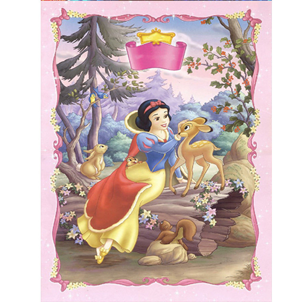 Snow White - Full Round Drill Diamond Painting 30*40CM