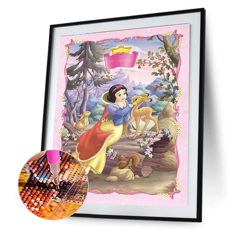 Snow White - Full Round Drill Diamond Painting 30*40CM