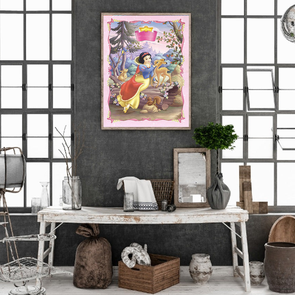 Snow White - Full Round Drill Diamond Painting 30*40CM