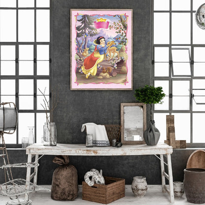 Snow White - Full Round Drill Diamond Painting 30*40CM