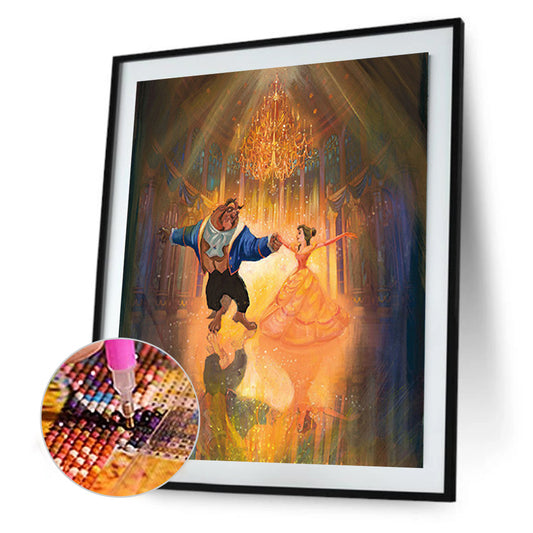Princess Belle - Full Round Drill Diamond Painting 30*40CM