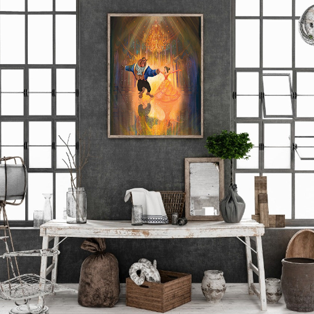 Princess Belle - Full Round Drill Diamond Painting 30*40CM