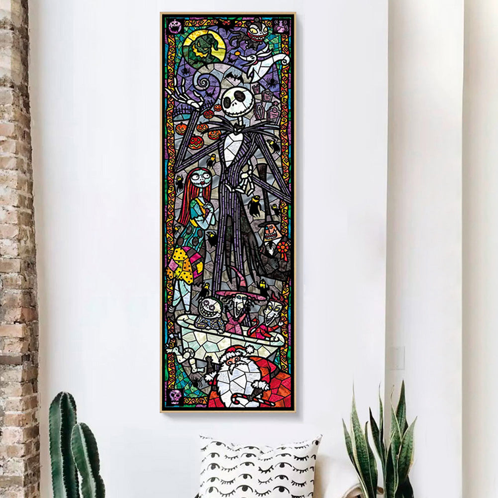 Stained Glass Disney - Full Round Drill Diamond Painting 30*80CM