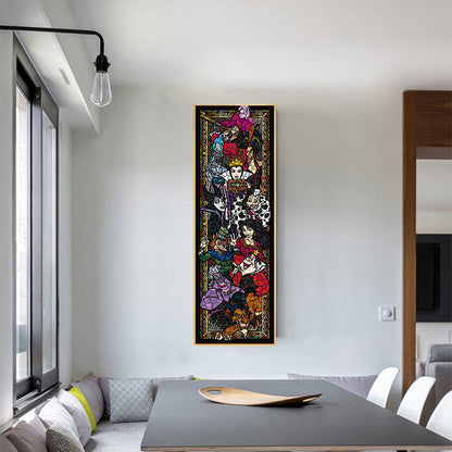 Stained Glass Disney - Full Round Drill Diamond Painting 30*80CM