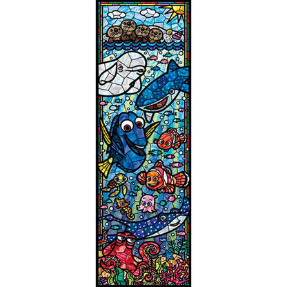 Stained Glass Disney - Full Round Drill Diamond Painting 30*80CM