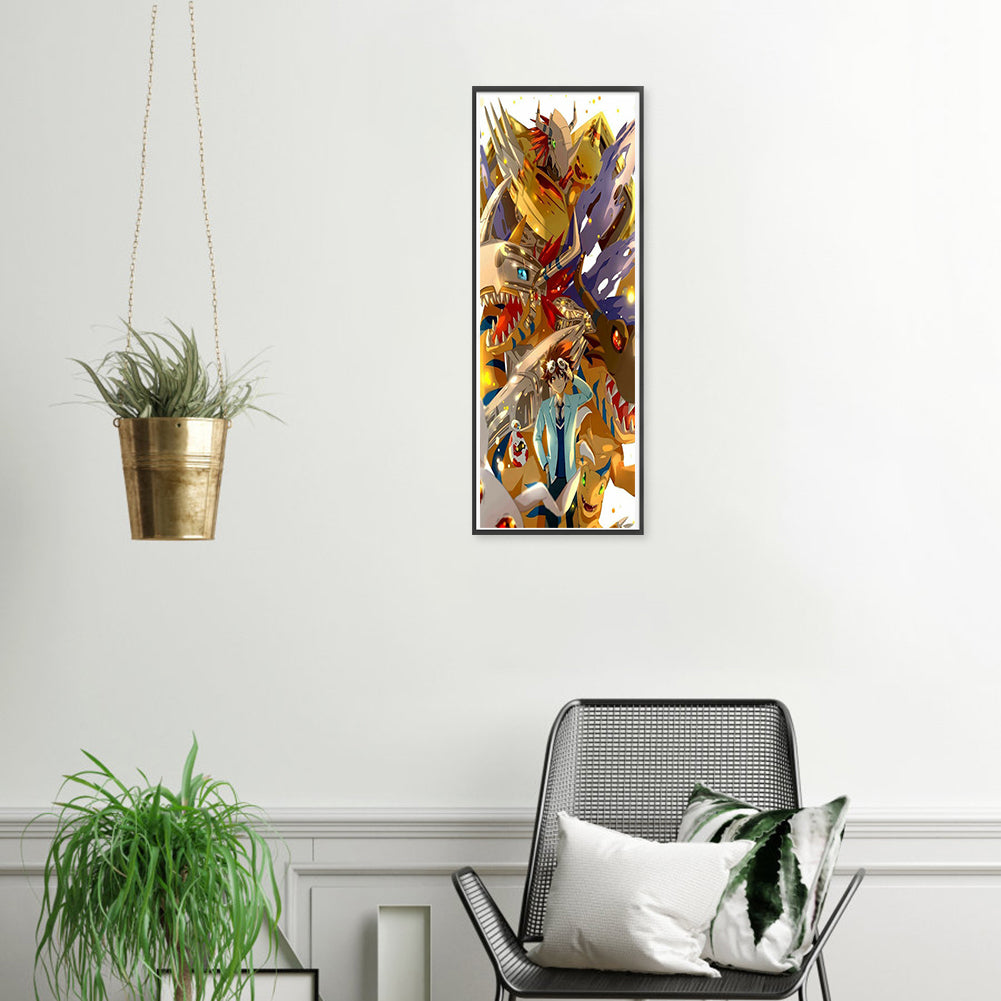 Digimon - Full Round Drill Diamond Painting 30*70CM