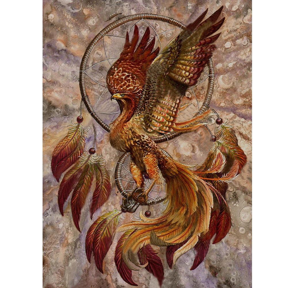 Phoenix Dream Catcher - Full Square Drill Diamond Painting 30*40CM