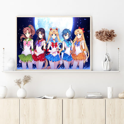 Sailor Moon - Full Square Drill Diamond Painting 50*40CM