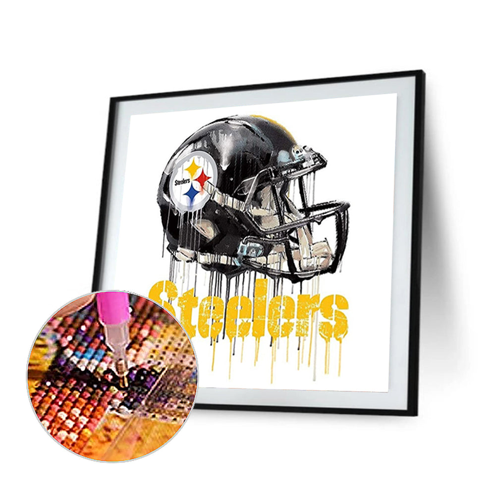 Pittsburgh Steelers Football Team - Full Round Drill Diamond Painting 30*30CM