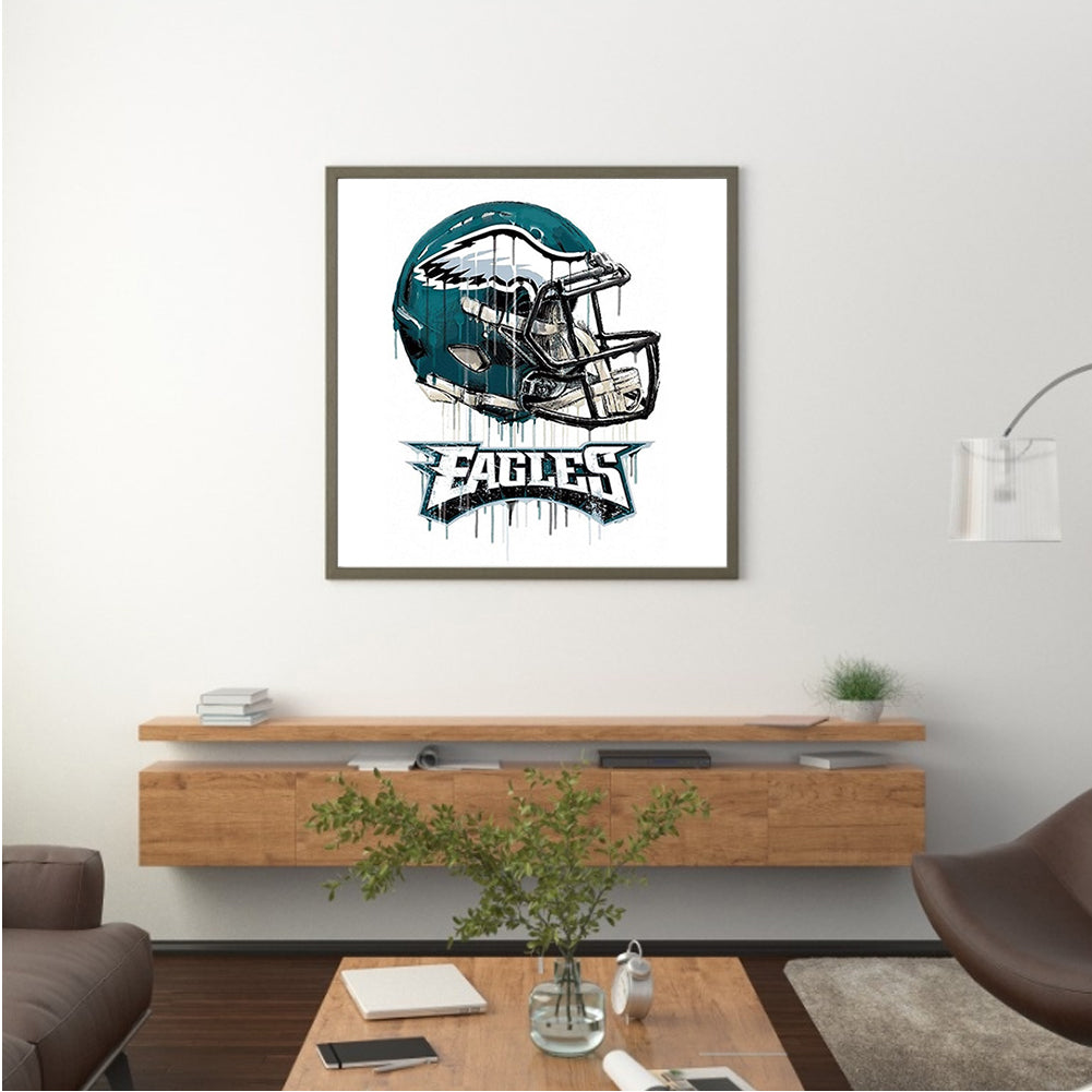 Philadelphia Eagles Football Team - Full Round Drill Diamond Painting 30*30CM