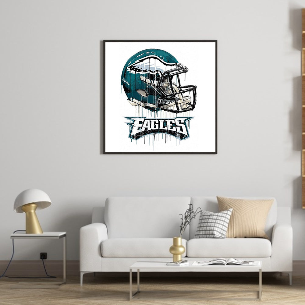 Philadelphia Eagles Football Team - Full Round Drill Diamond Painting 30*30CM