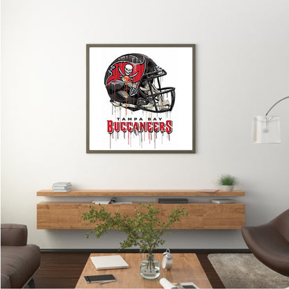 Tampa Bay Buccaneers Football Team - Full Round Drill Diamond Painting 30*30CM