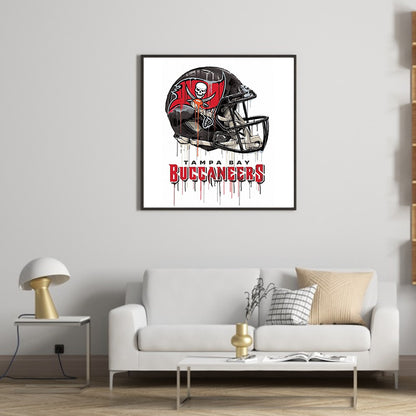 Tampa Bay Buccaneers Football Team - Full Round Drill Diamond Painting 30*30CM
