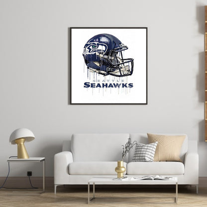 Seattle Seahawks Football Team - Full Round Drill Diamond Painting 30*30CM