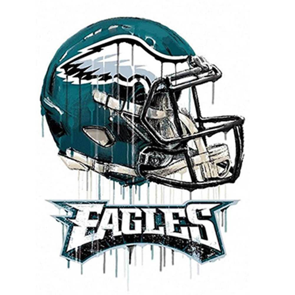 Philadelphia Eagles Football Team - Full Round Drill Diamond Painting 40*40CM