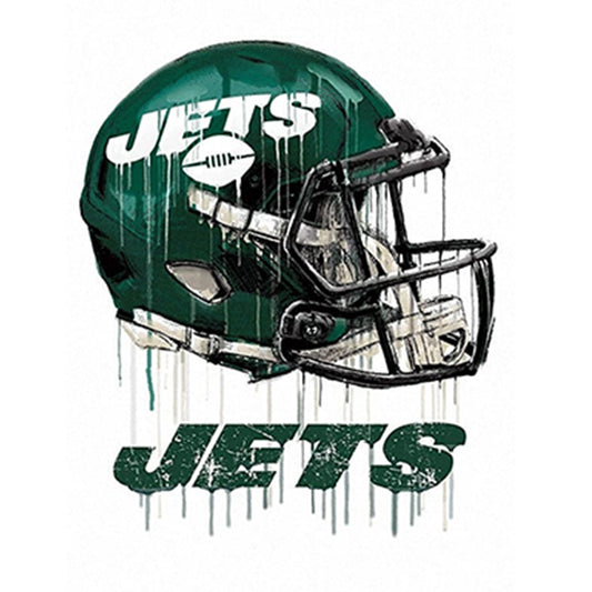 New York Jets Football Team - Full Round Drill Diamond Painting 40*40CM
