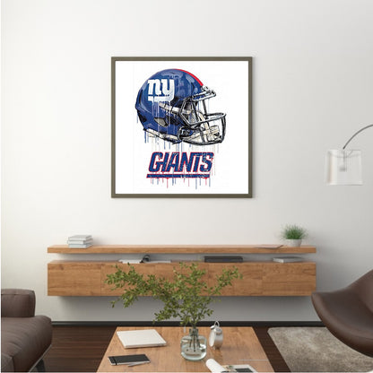 New York Giants Football Team - Full Round Drill Diamond Painting 40*40CM