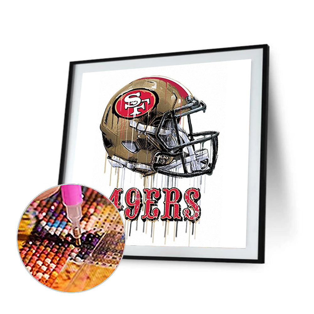 San Francisco 49Ers Football Team - Full Round Drill Diamond Painting 50*50CM