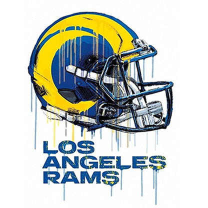 Los Angeles Rams Football Team - Full Round Drill Diamond Painting 50*50CM