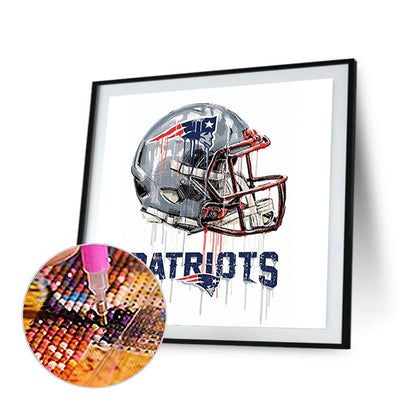 New England Patriots Football Team - Full Round Drill Diamond Painting 50*50CM