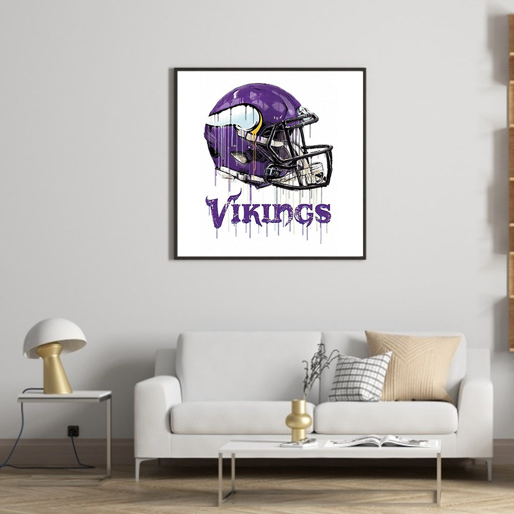 Minnesota Vikings Match - 5D Diamond Painting 