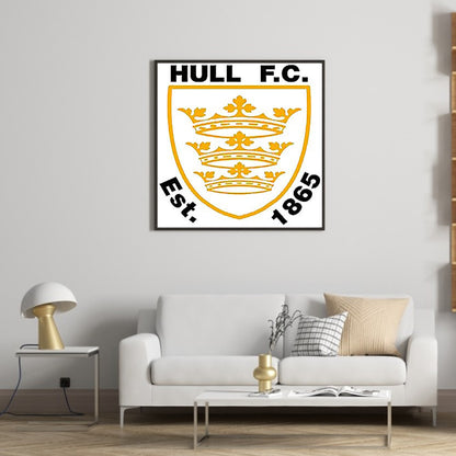Hull City Rugby Club - Full Round Drill Diamond Painting 35*35CM