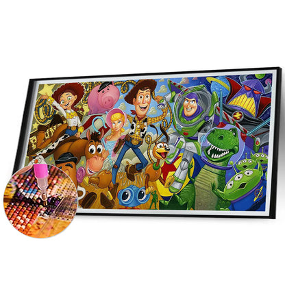 Toy Story - Full Round Drill Diamond Painting 60*30CM