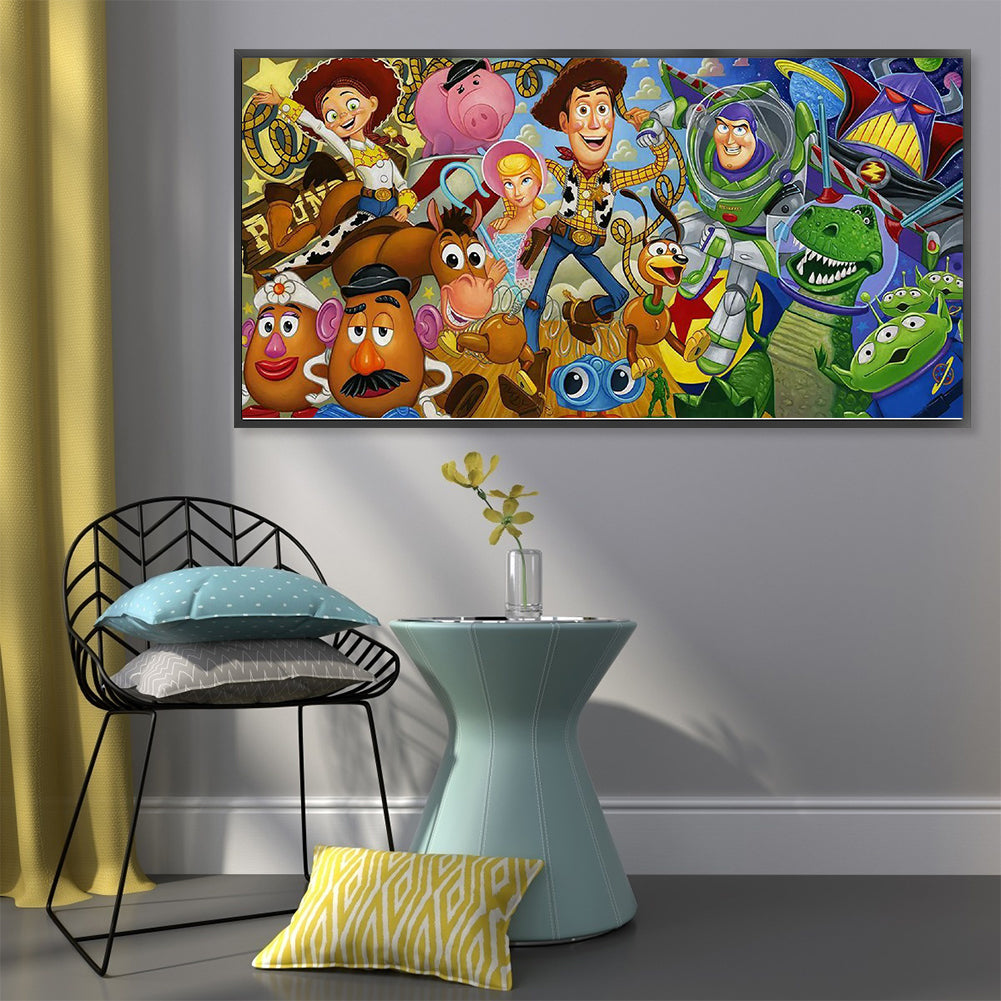 Toy Story - Full Round Drill Diamond Painting 60*30CM