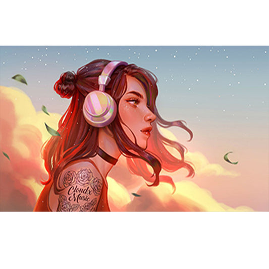 Song Beauty - Full Round Drill Diamond Painting 70*40CM