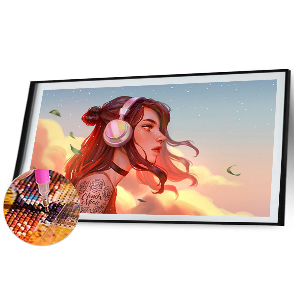 Song Beauty - Full Round Drill Diamond Painting 70*40CM