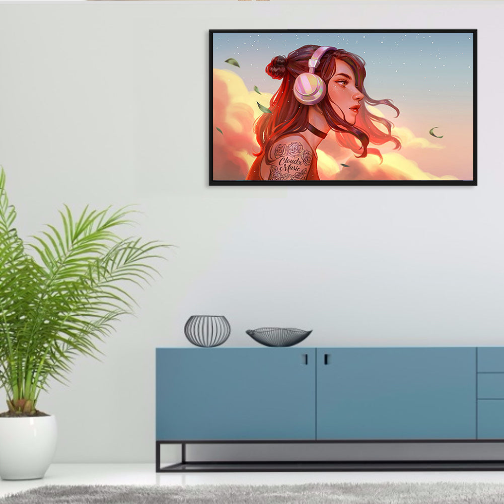 Song Beauty - Full Round Drill Diamond Painting 70*40CM