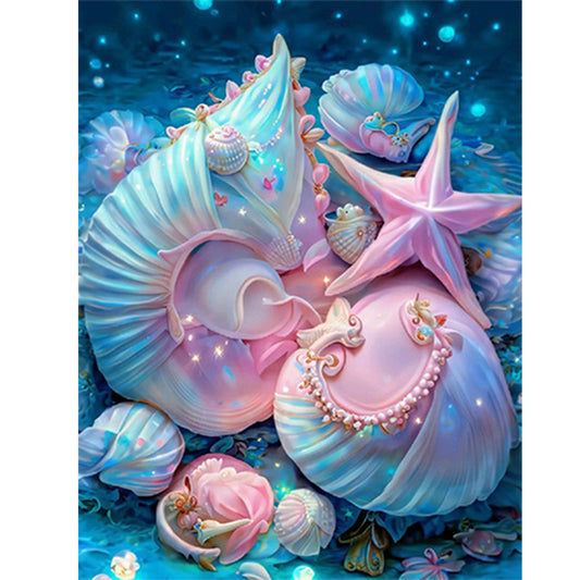 Fantasy Pearl Shell - Full Round Drill Diamond Painting 30*40CM
