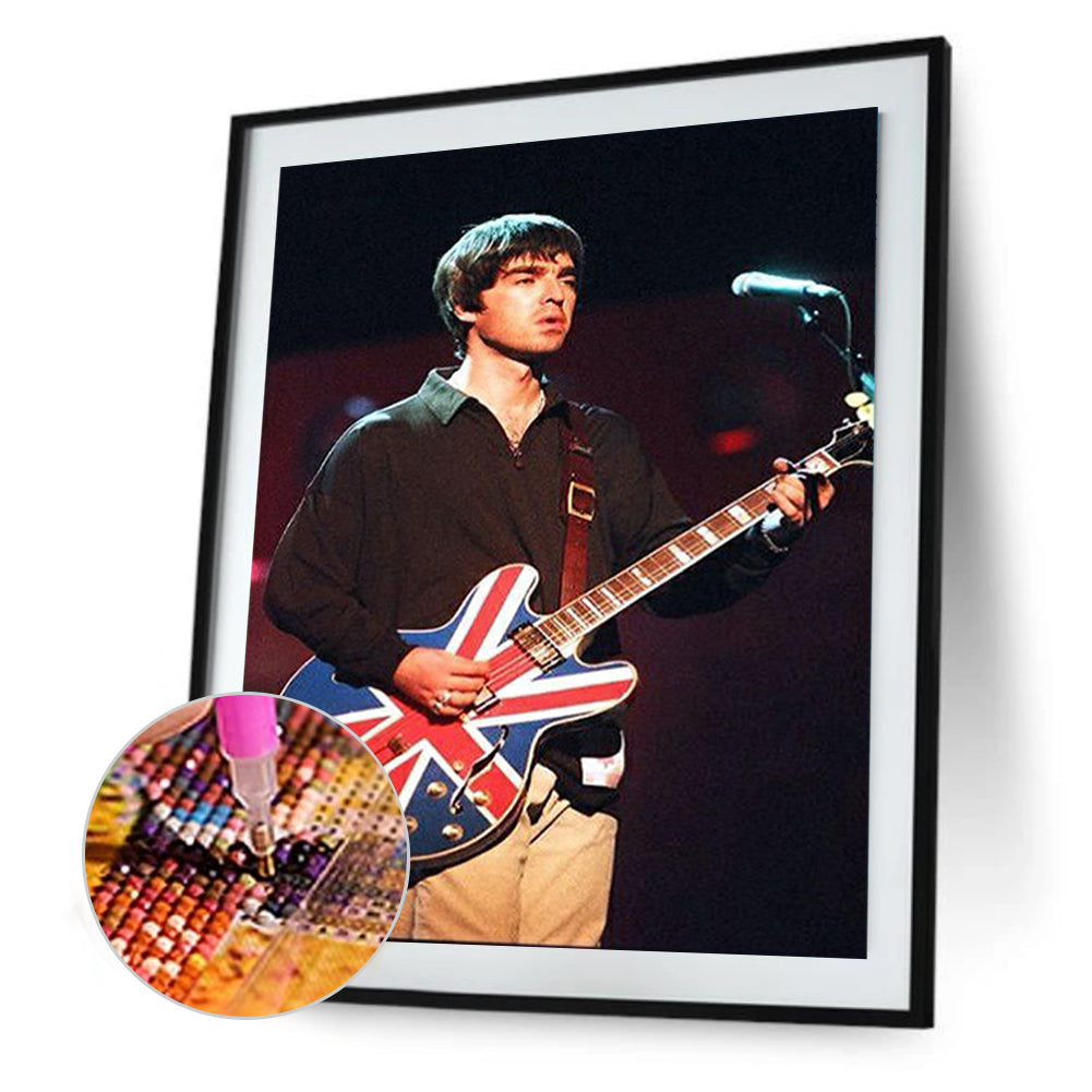 Noel Gallagher - Full Round Drill Diamond Painting 30*40CM