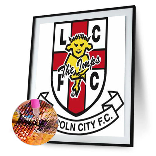Lincoln City Football Club - Full Round Drill Diamond Painting 30*40CM