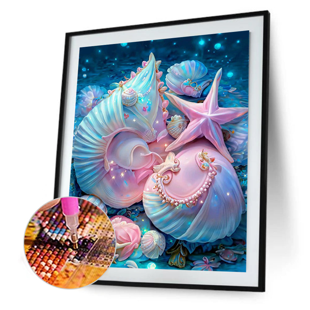 Fantasy Crystal Shell - Full Square Drill Diamond Painting 30*40CM