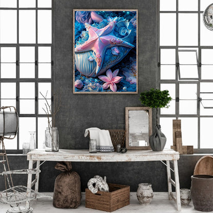 Fantasy Crystal Shell - Full Square Drill Diamond Painting 30*40CM