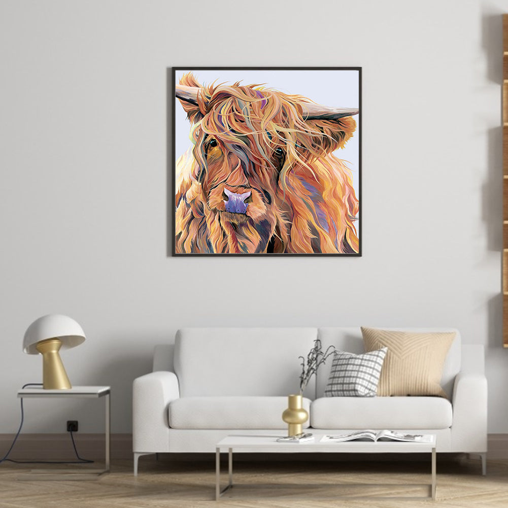 Highland Cattle - Full Square Drill Diamond Painting 30*30CM