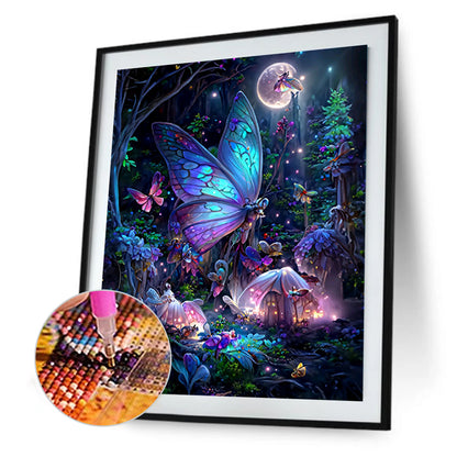 Dream Butterfly - Full Square Drill Diamond Painting 50*60CM