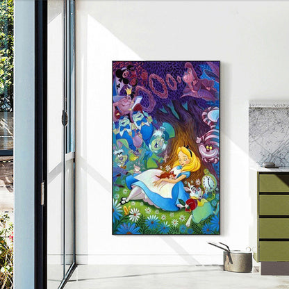Alice In Wonderland - Full Round Drill Diamond Painting 30*50CM