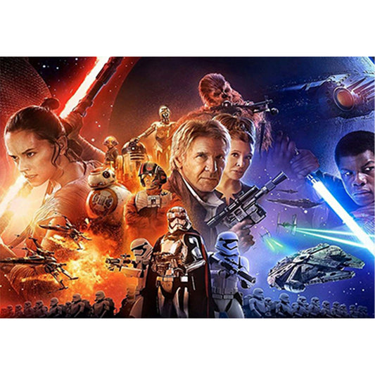 Star Wars: The Rise Of Skywalker - Full Round Drill Diamond Painting 50*40CM