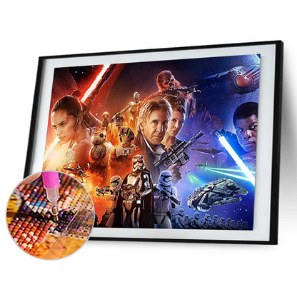 Star Wars: The Rise Of Skywalker - Full Round Drill Diamond Painting 50*40CM