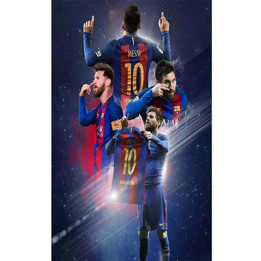 Football Player Messi - Full Round Drill Diamond Painting 40*60CM