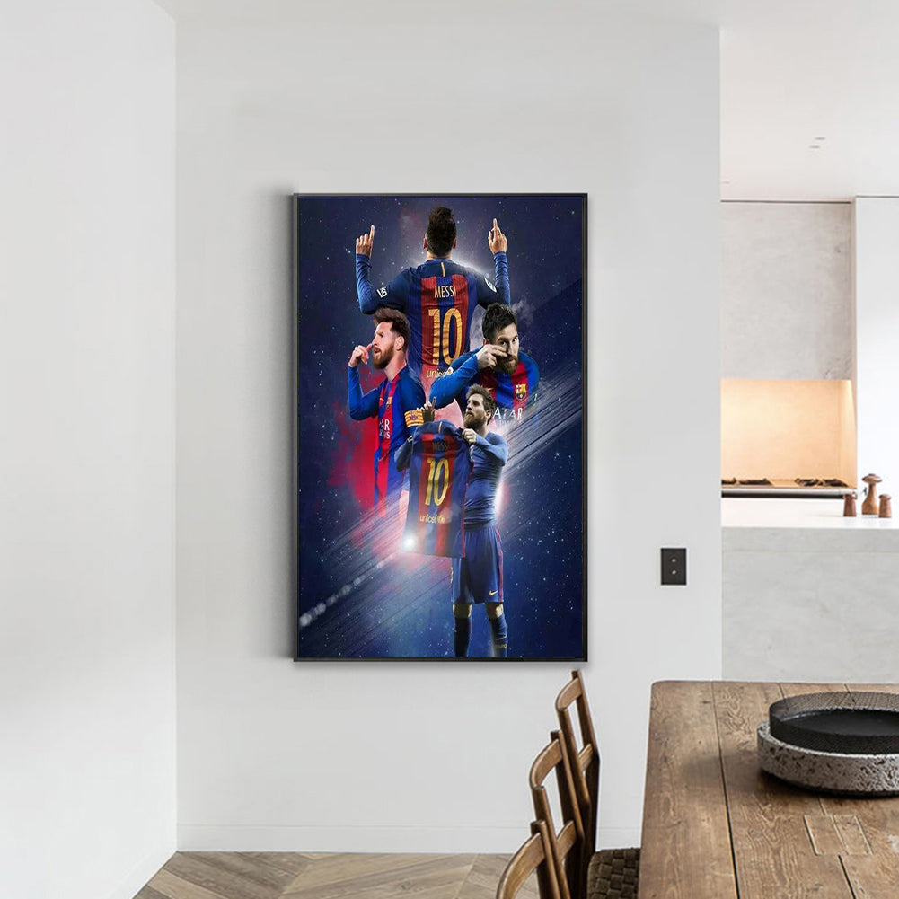 Football Player Messi - Full Round Drill Diamond Painting 40*60CM