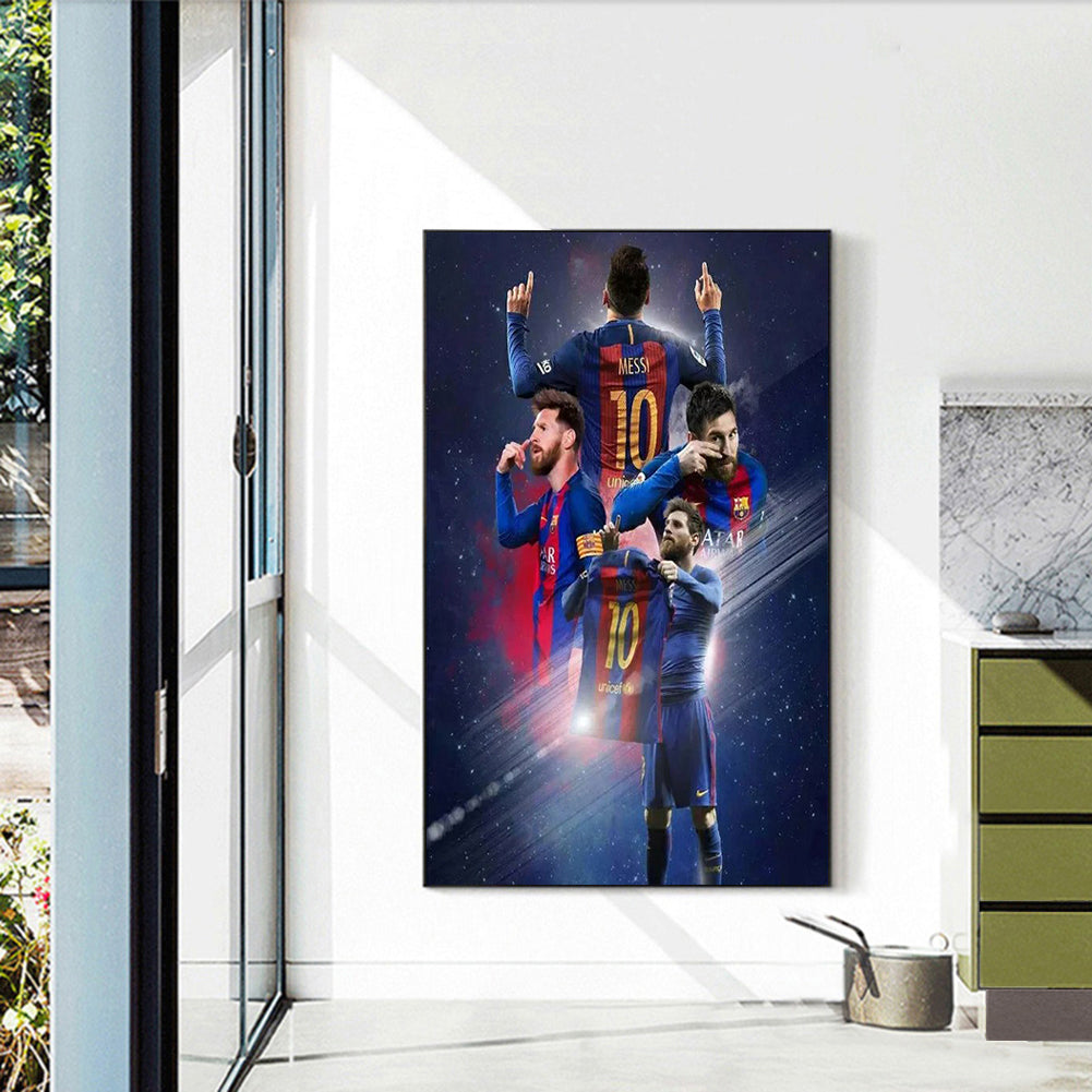 Football Player Messi - Full Round Drill Diamond Painting 40*60CM