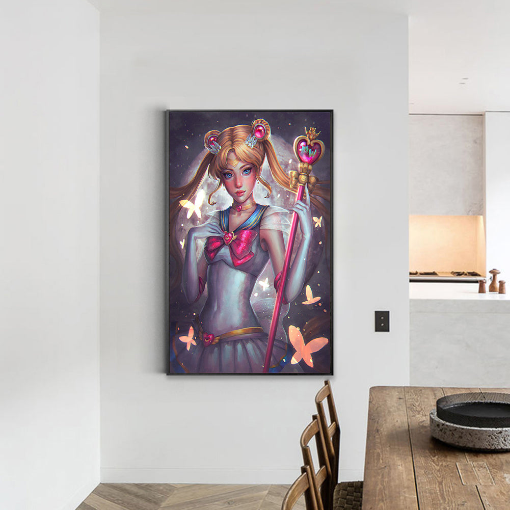 Sailor Moon - Full Round Drill Diamond Painting 40*60CM