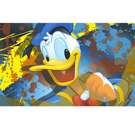 Donald Duck - Full Round Drill Diamond Painting 50*30CM