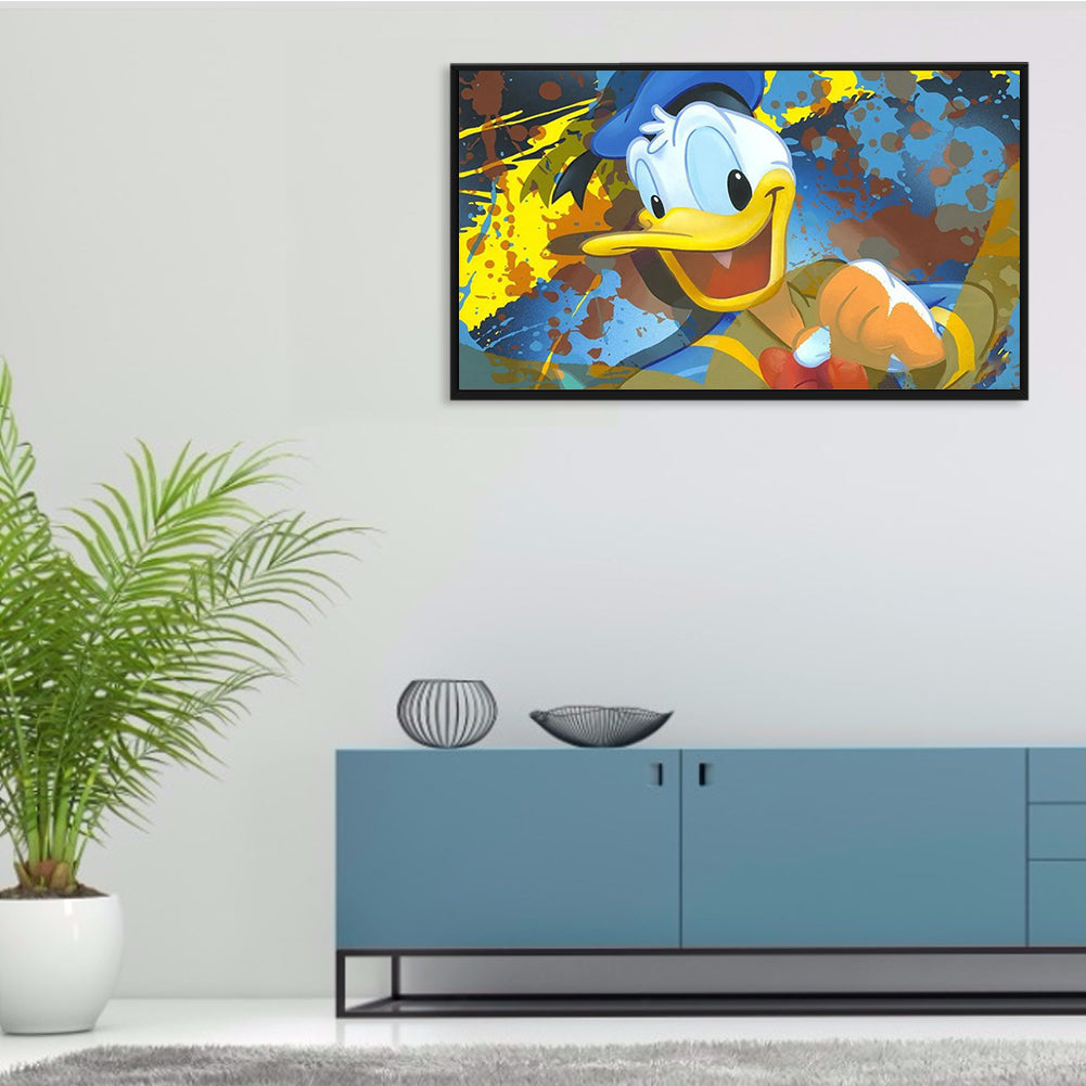 Donald Duck - Full Round Drill Diamond Painting 50*30CM