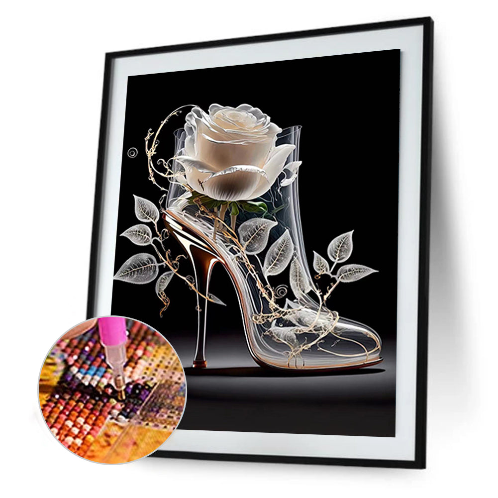 Fantasy Crystal High Heels - Full Round Drill Diamond Painting 30*40CM